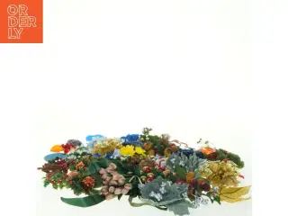 Kunstig blomsterkranse (str. mix )