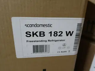 Køleskab SCANDOMESTIC SKB 182 W