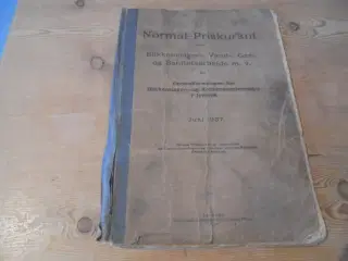 Normal-priskurant over Blikkenslager-, vand-, gas-