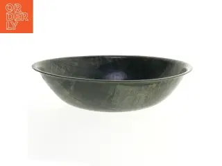 Mørkt træskål (str. 27 x 8 cm)