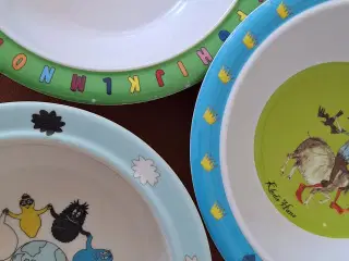 Dyb Børne tallerken/skål