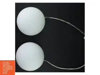 2 Glas pendellampe sæt (str. Ø. 16 cm)