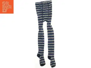Børne-strømpebukser med striber (str. 128)