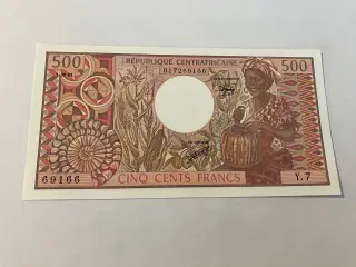 500 Francs Central African Republic 1981