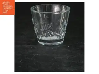Glas med blomstermønster fra IKEA (str. 6x7 cm)