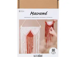 DIY Kit Macramé, Vægdekoration, 1 pk.