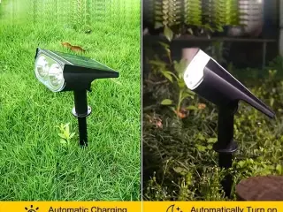 6 stk. LED-spotlight soldrevet, 7-LED IP65
