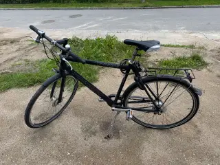 Sort citybike med 7 gear