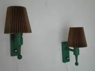 Væglamper grønne retro