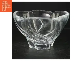 Glas Dekorativ Skål fra Holmegaard (str. Ø 21 cm)