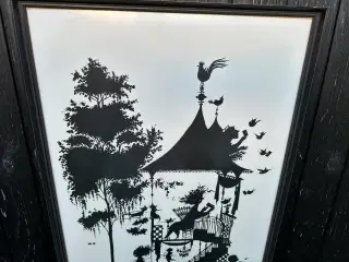 Stort B. Wiinblad billede, "Forår"