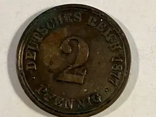 2 Pfennig Germany 1877
