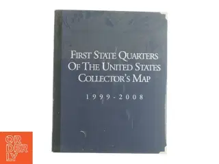 First state quarters of the united states collector&#180;s map fra Bog (str. LB 44 35)