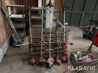 Buskryddere 6 styk assorteret