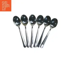 Rustfrit stål skeer - sæt af 6 fra IKEA (str. 6 styk. 13,5 cm)