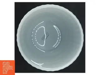 Hvid porcelænsvase fra Lyngby (str. 20 cm)