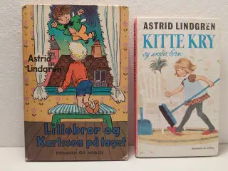 Astrid Lindgren: 2 klassiske børnebøger.