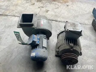 Motore / blæsere Exhausto og andet