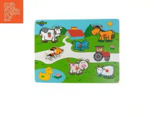 Børne puslespil med dyremotiver fra Vini-game (str. 30x23 cm)