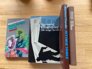 Philip Marlowe krimier - 4 stk