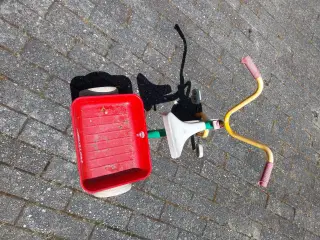 Winter trehjulet børnecykel med lad – robust model