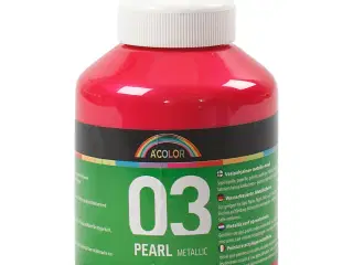 Akrylmaling Metallic, metallic, pink, 500ml/ 1 fl.