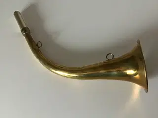 Signalhorn, messing, gammelt