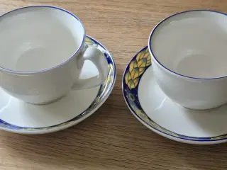 2 x Kop / underkop - Blå fasan - Blue pheasant