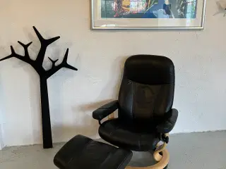 2 sæt flotte Stressless stole str M