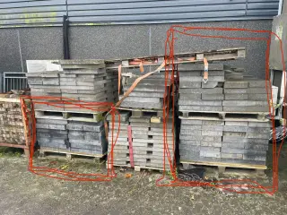 Køre fliser, store mængder