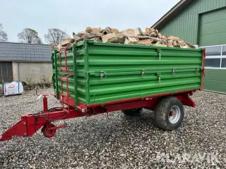 Tipvogn Præstbro Maskiner T654/1 3-vejs tip - med bremser