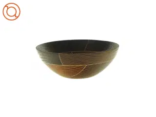 Skål i træ med mønster