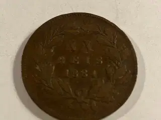 20 Reis 1884 Portugal