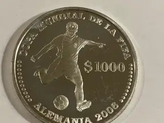 1000 Pesos Uruguay 2003 - Silver