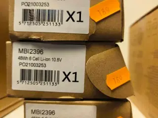 3 stk. COREPARTS MBI2396 48Wh batterier til bl.a. HP bærbar (ubrugt)
