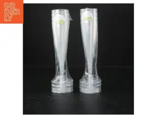 Genanvendelige plastik ølglas fra Eh (str. 8 styk. ø. 5,5 cm. længde, 18 cm)