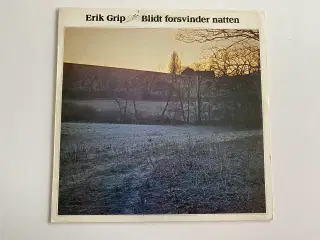 LP. Erik Grip ‎– Blidt Forsvinder Natten