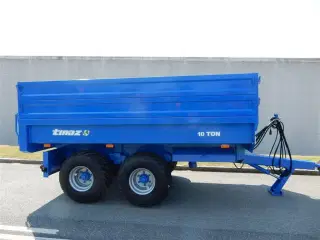 Tinaz 10 tons dumpervogn med 2x30 cm ekstra sider