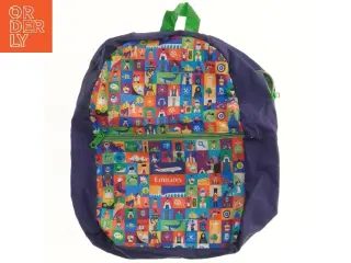 Rygsæk/god tur-taske med farverigt mønster fra Emirates (str. 38x34 cm)