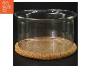 Glasfad med korkbund fra Bodum (str. Ø. 15 cm. h. 10 cm)