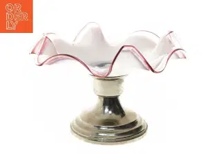 Visitkort opsats med bølget kant (str. 25x15 cm)