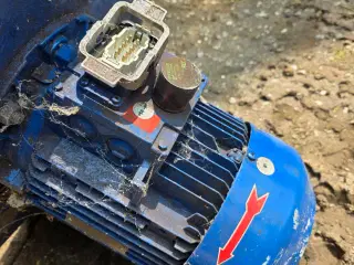 4 kw el motor med flange