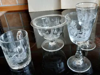 KASTRUP GLASVÆRK kat. år 1910 -- ætsede glas