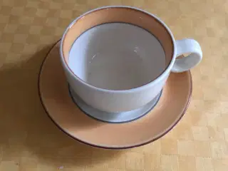 Kløverblad kaffekopper med underkopper