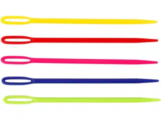 Strikkenål, L: 7 cm, ass. farver, 50stk./ 1 pk.