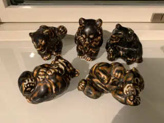 5 Royal Copenhagen bjørne 