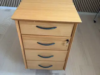 Skuffe kassette med 4 skuffer