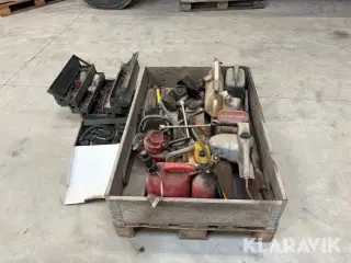 Hækkeklipper og motorsav Texas, alko, jonsered, plus diverse