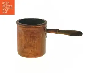 Kobberkedel med håndtag (str. 15 cm)