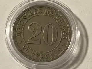 20 Pfennig 1887 Germany